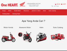 Tablet Screenshot of hondacengkareng.com